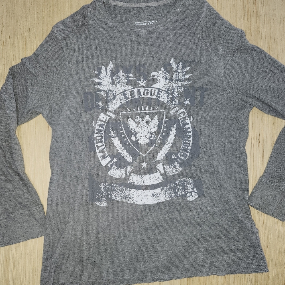 Urban Pipeline Heather Gray Cotton Tee